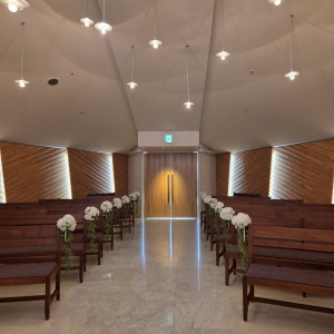 バージンロードの長さがちょうどいいです。|775168さんのロイヤルパインズホテル浦和の写真(2557784)