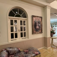 披露宴会場前のロビー