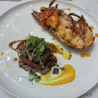 試食料理(肉料理と魚料理のプレート・洋風)