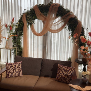 披露宴会場の新郎新婦の席|775210さんのThe Opera(オペラ)の写真(2558048)