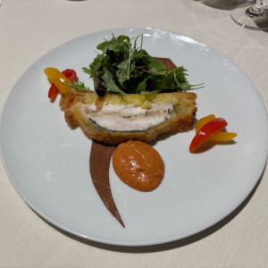 ユキマスのパイ包み焼き|775227さんの星野リゾート 軽井沢ホテルブレストンコートの写真(2558155)