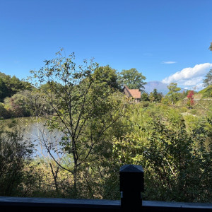 テラスもあり、湖が見える。天気がよいと最高。|775227さんのルグラン軽井沢ホテル&リゾートの写真(2558194)