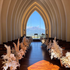 教会に入った瞬間に景色が素敵すぎて、感動した。|775227さんのルグラン軽井沢ホテル&リゾートの写真(2558188)