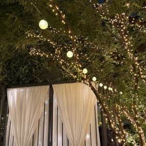 お気に入りのガーデンイルミネーション|775231さんの麻布迎賓館/テイクアンドギヴ・ニーズウェディングの写真(2558280)