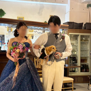 愛犬も一緒にお色直し|775235さんのDream-Wall 小山（ドリームウォール）の写真(2558985)