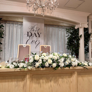 披露宴メインテーブル