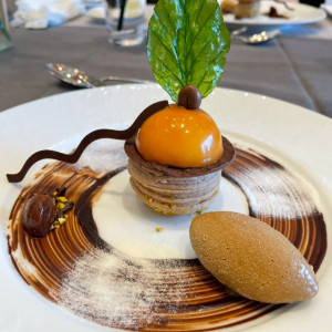 栗のデザート|775295さんのサザンチャペル／KIRANAH RESORT（キラナリゾート）沖縄の写真(2559365)