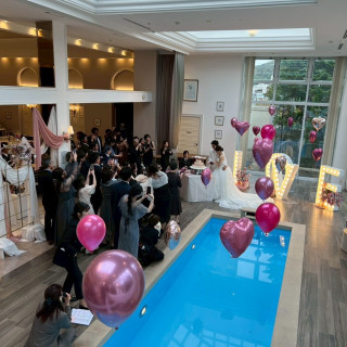 ケーキ入力、階段からの一枚