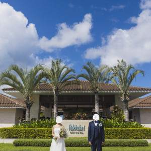 サンセットウイングの外観前|775338さんのハレクラニ沖縄の写真(2559079)