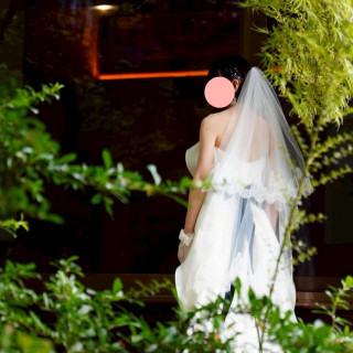 洋装での写真撮影