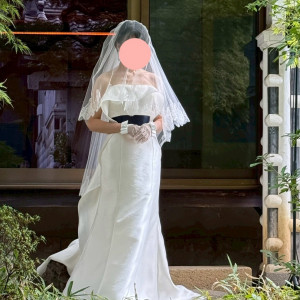 洋装での庭での撮影|775347さんのヒカリヤ(国登録有形文化財)の写真(2559201)