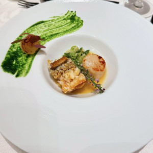 甘鯛のうろこ焼きとホタテのグリル
イチオシです。|775350さんのアカガネリゾート京都東山(AKAGANE RESORT KYOTO HIGASHIYAMA)の写真(2559125)