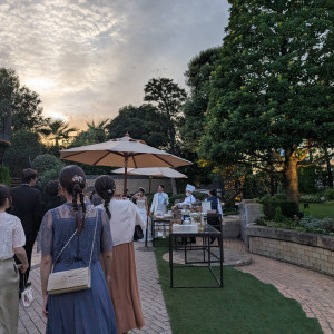 ガーデン(披露宴前)|775367さんのアニヴェルセル 大宮の写真(2559764)