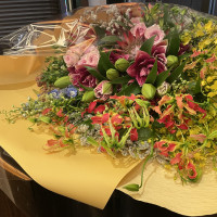 サプライズのお花