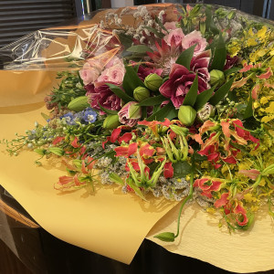 サプライズのお花|775373さんのBIANCARA HILLSIDE TERRACE(ビアンカーラ ヒルサイドテラス)の写真(2565077)