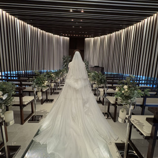 チャペルと新婦です。