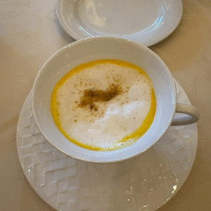 パンプキンスープです。|775396さんのミュゼ 四ツ池の写真(2559513)