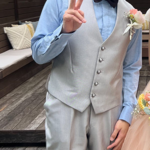 新郎衣装です。|775396さんのミュゼ 四ツ池の写真(2559518)