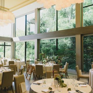 迎賓館（披露宴会場）の中です