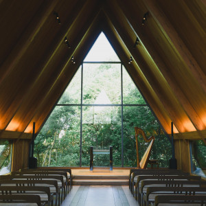 木の温もりに溢れたチャペルです|775406さんの高宮庭園茶寮の写真(2570945)