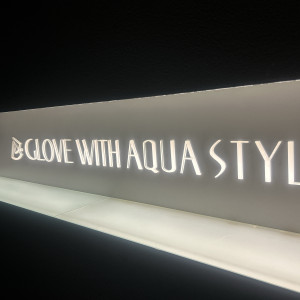 入口の看板|775458さんのGLOVE WITH AQUA STYLE(グローヴ ウィズ アクアスタイル)の写真(2559796)