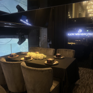 披露宴会場の装飾|775458さんのGLOVE WITH AQUA STYLE(グローヴ ウィズ アクアスタイル)の写真(2559794)