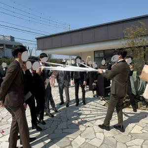 新郎によるゴムパッチンプルズ
盛り上がりました笑|775470さんのサンフィレール岡崎の写真(2559878)