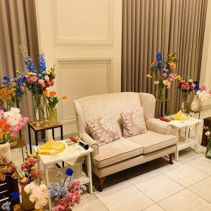 カラフルなお花でお願いした高砂の写真|775470さんのサンフィレール岡崎の写真(2559872)