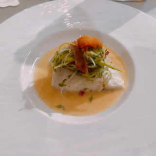 新美鯛と雲丹の低温蒸し