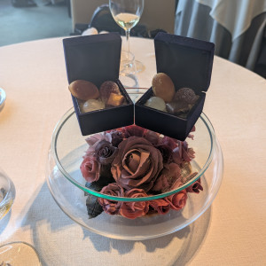 デザートを見学日に頂きました。|775498さんのサンス・エ・サヴール(ひらまつウエディング)の写真(2560126)