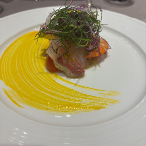 コース料理|775502さんのTHE BAYSUITE SAKURAJIMA TERRACE（ザベイスイートサクラジマテラス）の写真(2561655)