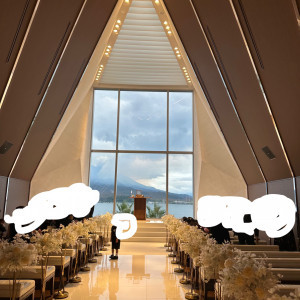 右側ゲスト席のみ桜島が綺麗に見えます|775502さんのTHE BAYSUITE SAKURAJIMA TERRACE(ザベイスイートサクラジマテラス)の写真(2561711)