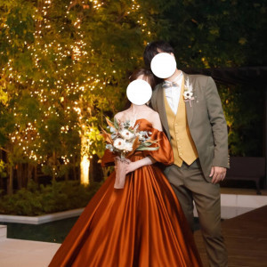 ガーデンライトアップ|775527さんのザ・リーヴス プレミアムテラスの写真(2560364)