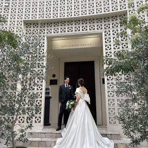 大通り沿いなのでアクセス良好です。|775533さんのAQUA GARDEN TERRACE（アクアガーデンテラス）/テイクアンドギヴ・ニーズウェディングの写真(2560323)