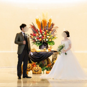 9月だったので、ロビーがハロウィン仕様|775555さんのホテル ザ・マンハッタンの写真(2560442)