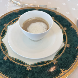 マッシュルームのポタージュ|775555さんのホテル ザ・マンハッタンの写真(2560435)