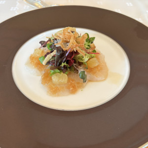帆立と鯛のカルパッチョ|775555さんのホテル ザ・マンハッタンの写真(2560431)