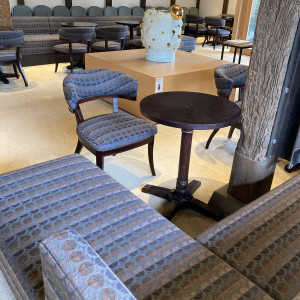 ロビーの椅子アップ|775593さんの佐原商家町ホテル NIPPONIA(サワラショウカマチホテルニッポニア)の写真(2560729)