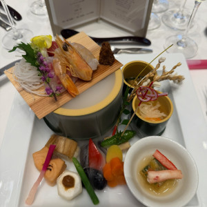 コース料理の前菜|775616さんの岐阜モノリスの写真(2572610)