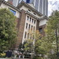 挙式会場に続く道