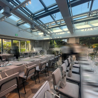 soraniwaの会場。夕方でもこれだけ陽が入る。