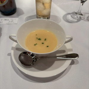 五郎島金時のスープ|775637さんのDESTINO BROOKLYN NEW YORK(ディスティーノ ブルックリン ニューヨーク)の写真(2561023)