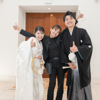 プランナーさんとのスリーショット