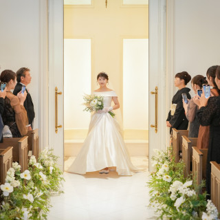 挙式新婦入場