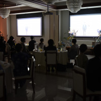 新郎新婦中座時会場