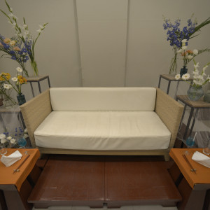 新郎新婦席|775647さんのラソール ガーデン・アリビラ クリスティア教会 チュチュリゾートウエディングの写真(2562139)