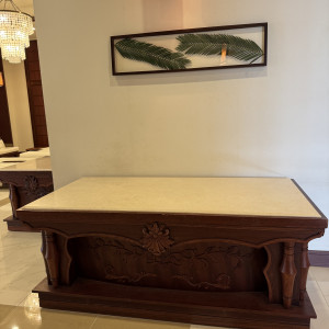 ゲスト待合(ウェルカムスペース)|775647さんのラソール ガーデン・アリビラ クリスティア教会 チュチュリゾートウエディングの写真(2561884)