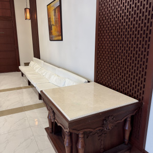 ゲスト待合場所|775647さんのラソール ガーデン・アリビラ クリスティア教会 チュチュリゾートウエディングの写真(2561882)