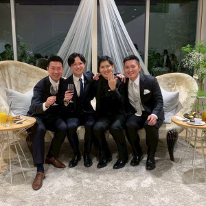 大学時代の友人と|775671さんのMIRAIE Wedding（ミライエウエディング）の写真(2561185)