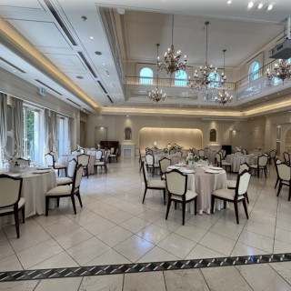 披露宴会場の前からの写真